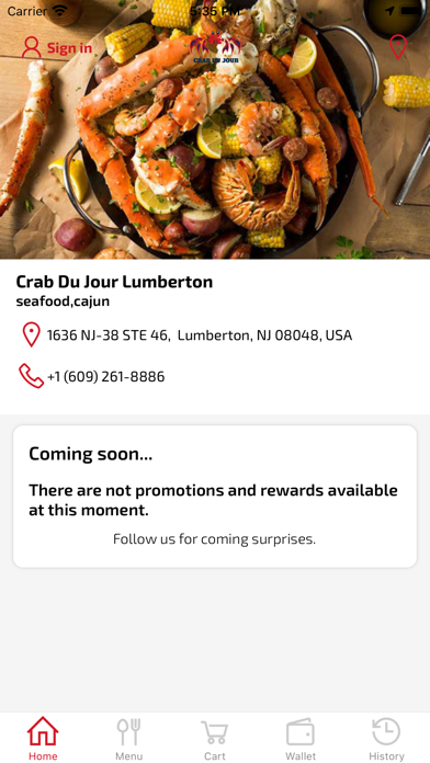Crab Du Jour of Lumberton Screenshot