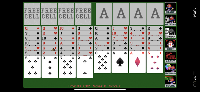Freecell Solitaire Live Cards