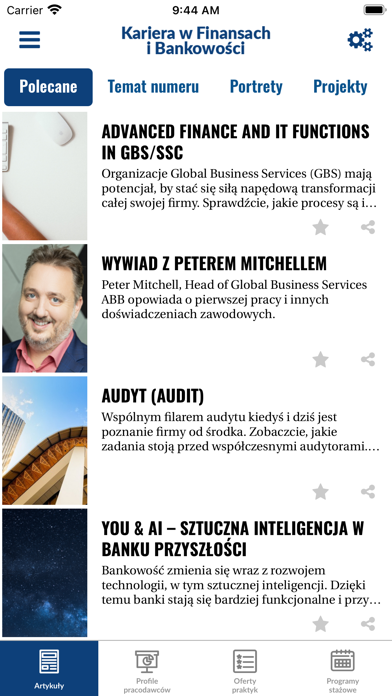 Przewodnik Kariera w Finansach Screenshot