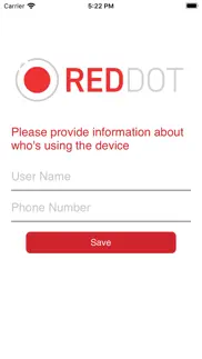 reddot alert safety system iphone screenshot 2