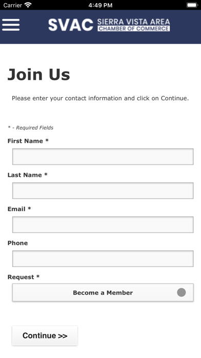 Sierra Vista Area Chamber Screenshot