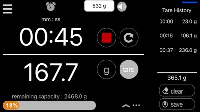 Coffee Scale With Timer Screenshot