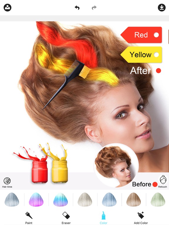 Screenshot #6 pour Hair Color Dye -Hairstyles Wig