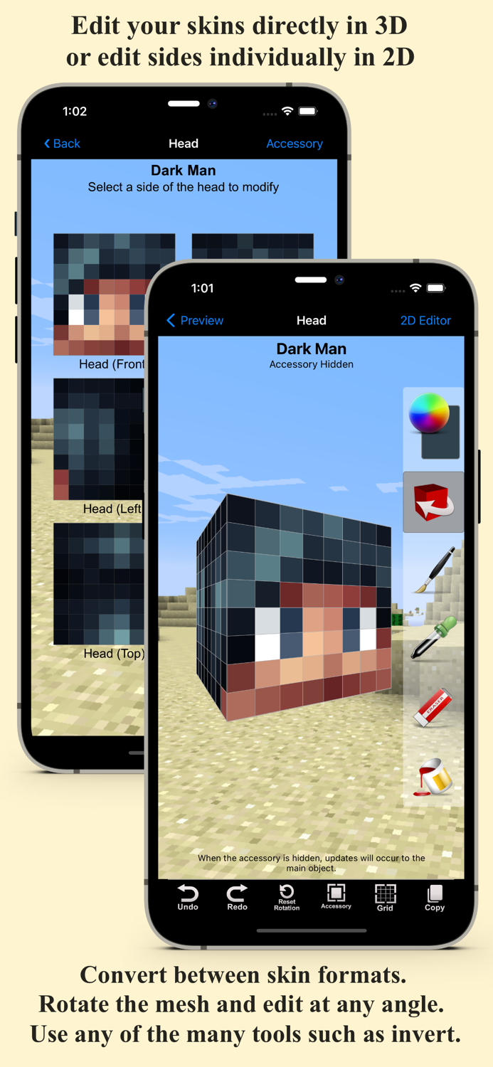 Skin Designer 3D for Minecraft