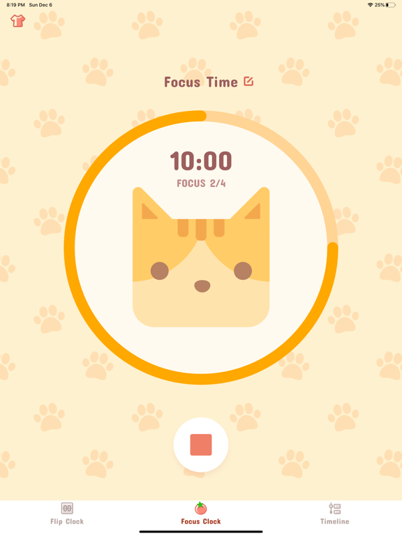 Screenshot #4 pour Horloge Meow -Restez concentré