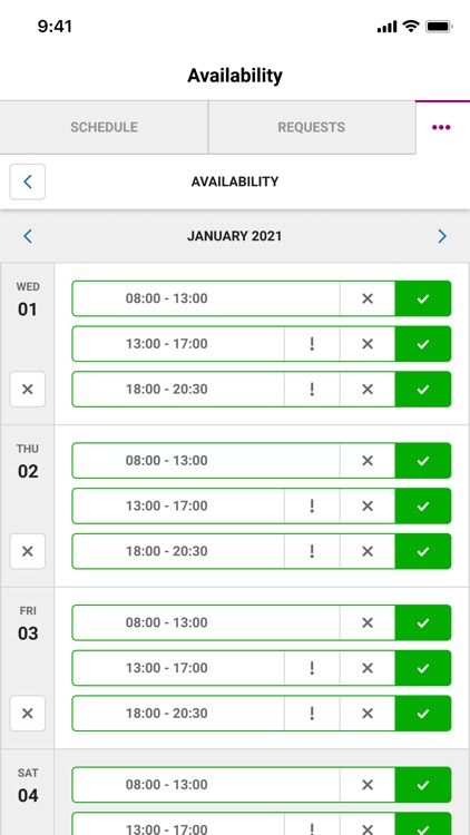 ORTEC Employee Self Service 7 screenshot-4