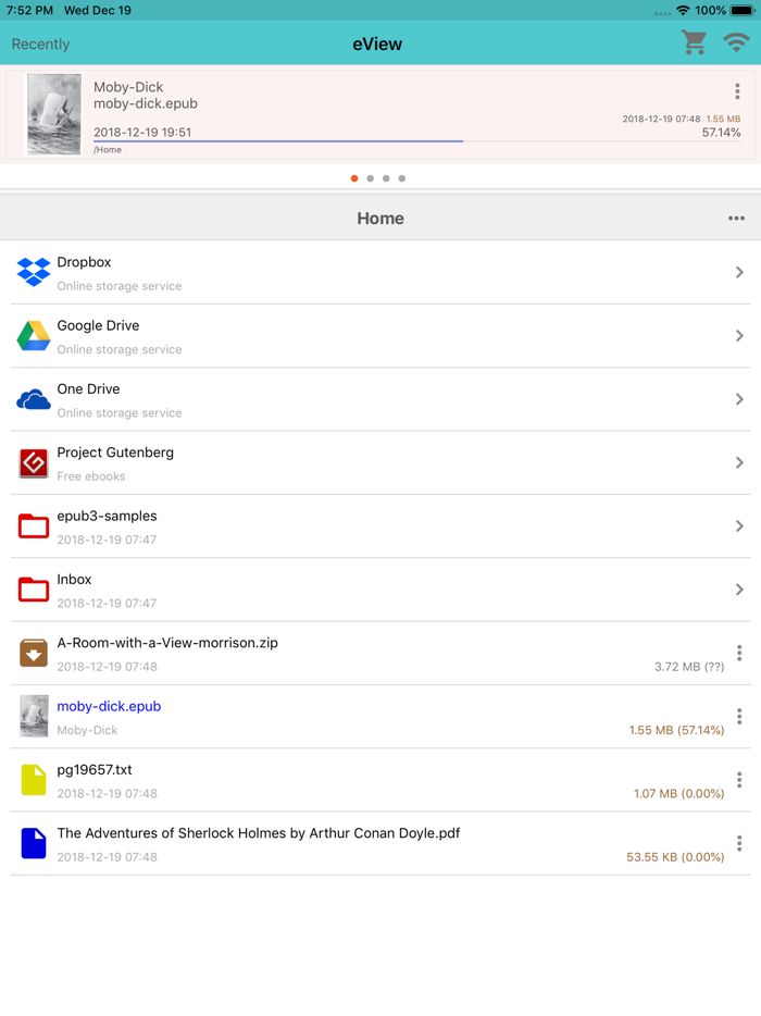 eView - Reader epubhtmltxt