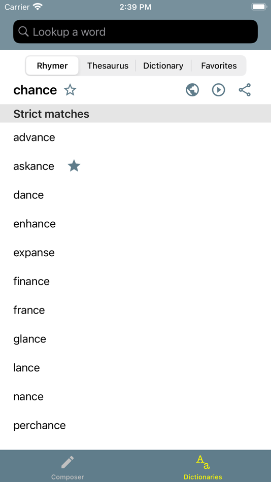 #2. Poet Assistant (iOS) 由: Carmen Alvarez