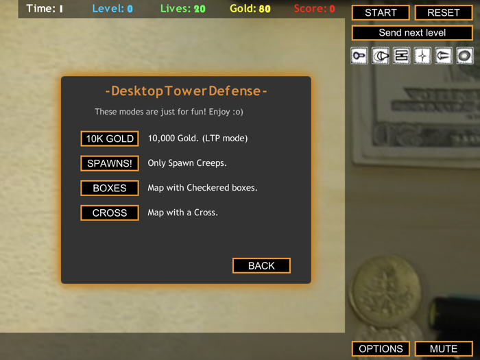 Desktop Tower Defense