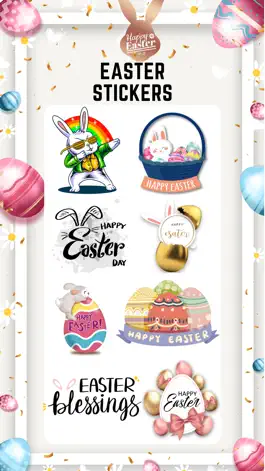 Game screenshot Happy Easter Stickers ^_^ apk