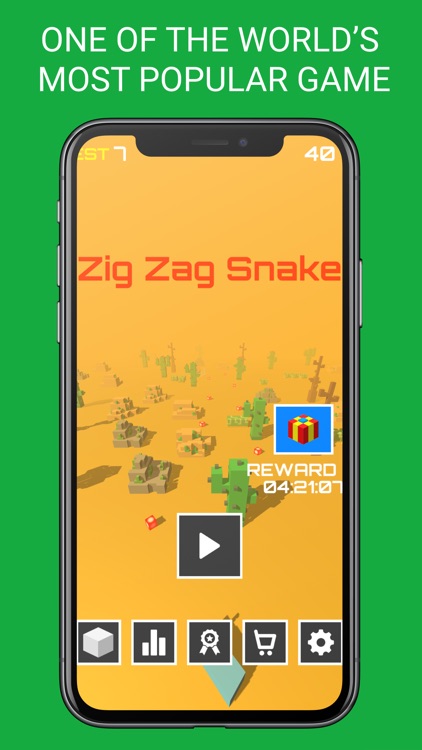 ZigZag Snake Game