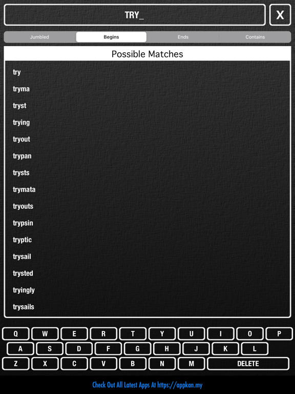 Screenshot #5 pour UnScramble English Words