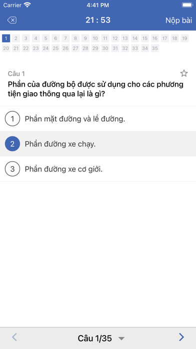 Ôn thi GPLX - 600 câu hỏi Screenshot