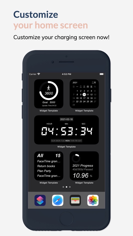 #2. Widget Template (iOS) 由: 小丽 严