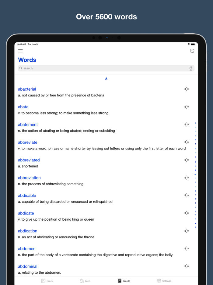 Greek and Latin Roots