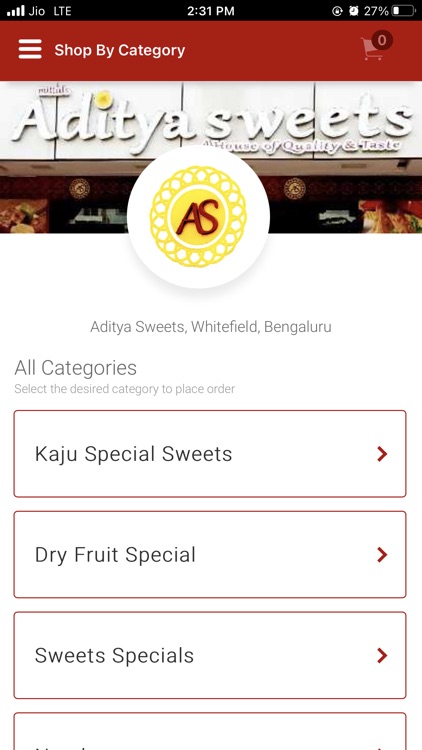 Aditya Sweets