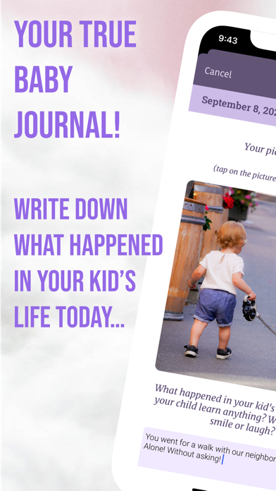 Baby Journal - Daily Memories Screenshot