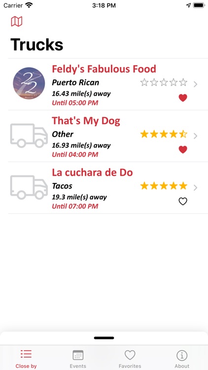 mFood™ - Food Truck Finder App