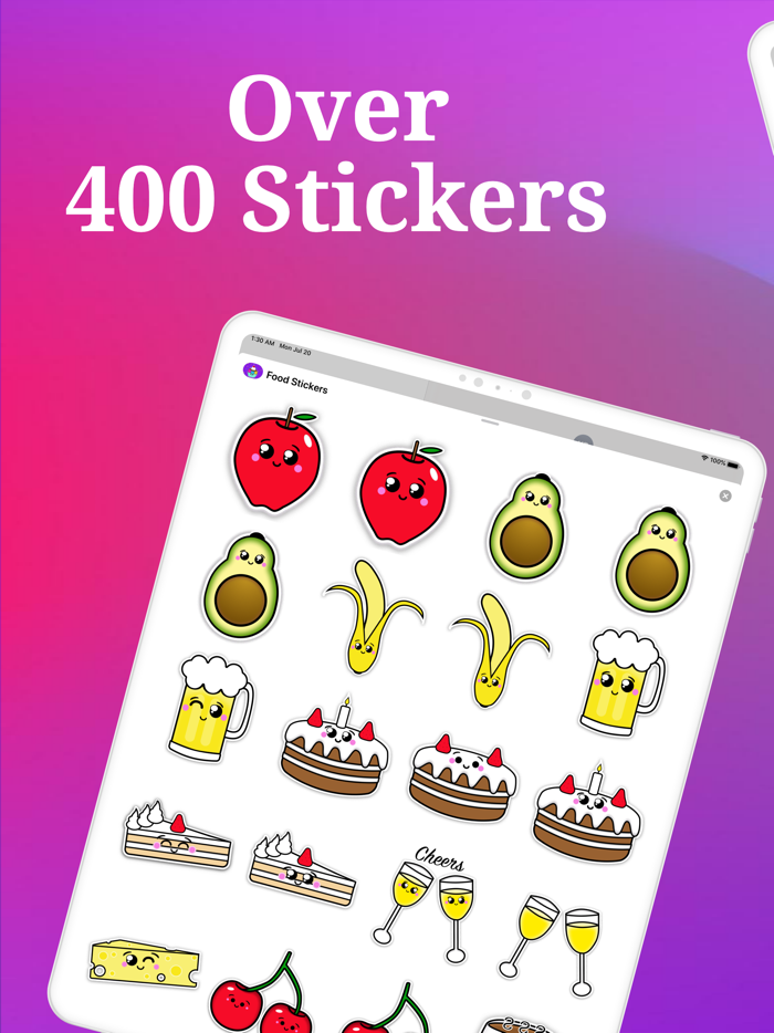Lovely Food Stickers