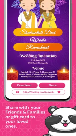 Game screenshot Shaadi & Engagement Card Maker mod apk