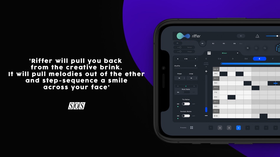 #1. Riffer (iOS) Podle: AUDIOMODERN