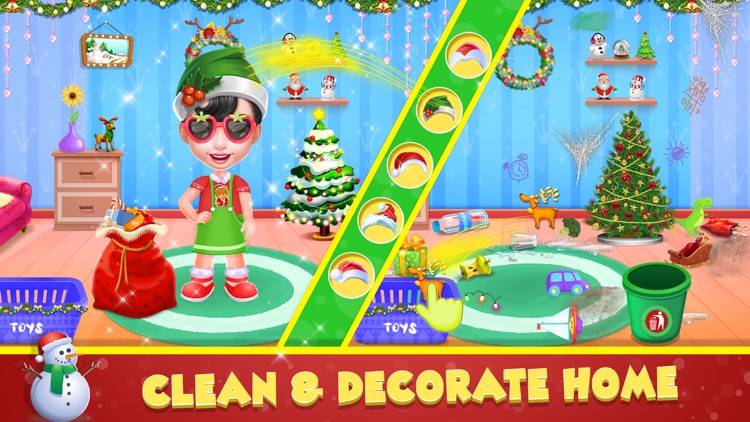 Christmas House Cleaning Games screenshot-4