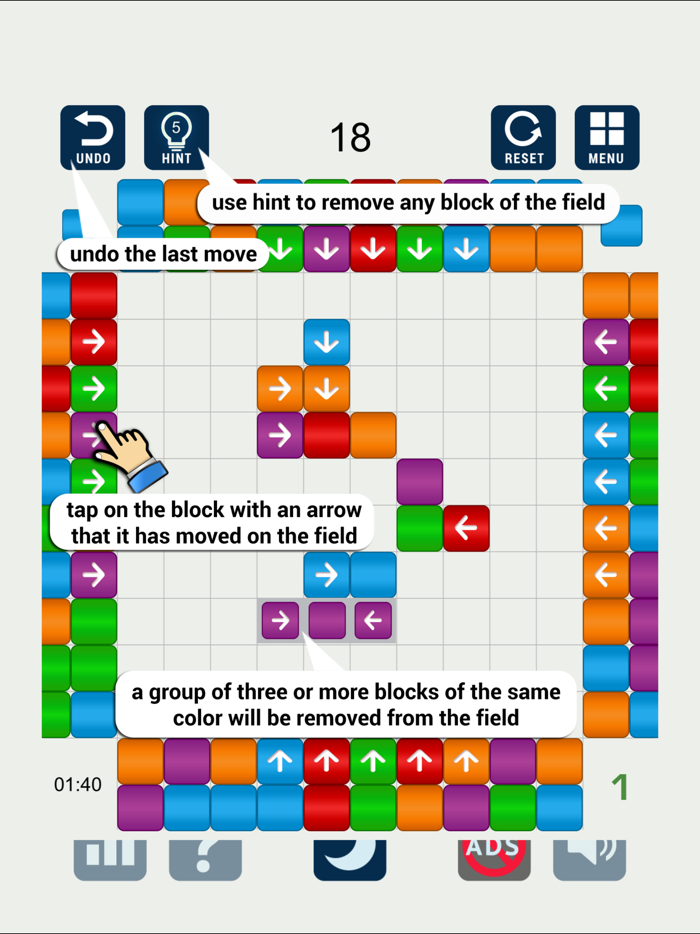 Block by Block Sliding Blocks