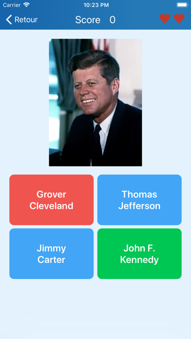 Screenshot #2 pour Présidents des USA - quiz