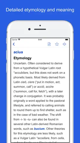 Game screenshot Romanian Etymology Dictionary apk