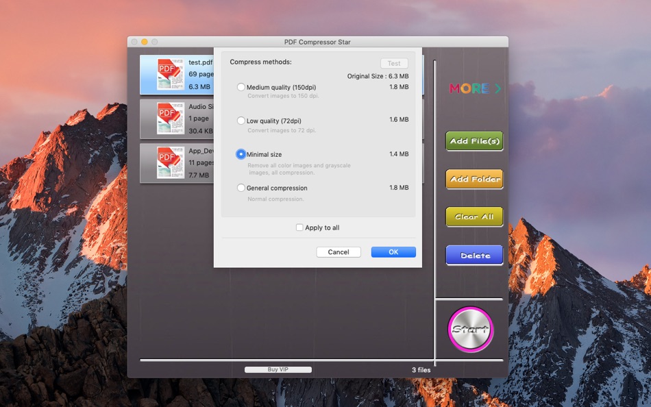 #2. PDF Compressor Star (macOS) 게시자: 顺华 吕