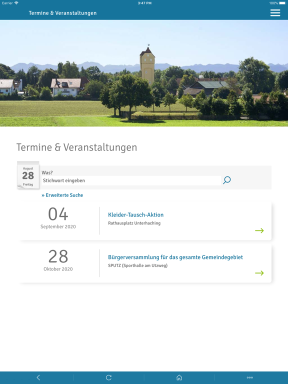 Screenshot #6 pour Unterhaching-App