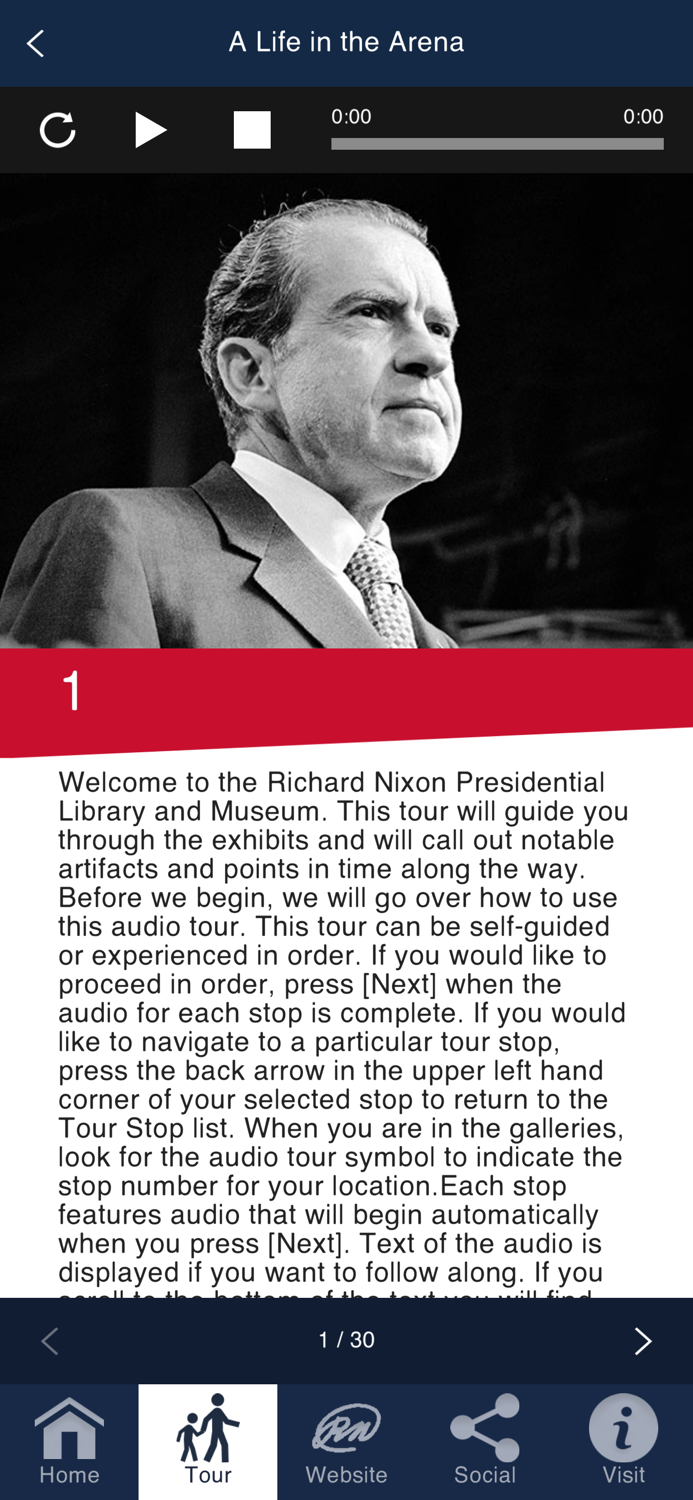 Richard Nixon Library Tour