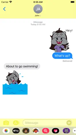 Game screenshot Firtha Hippo Stickers mod apk