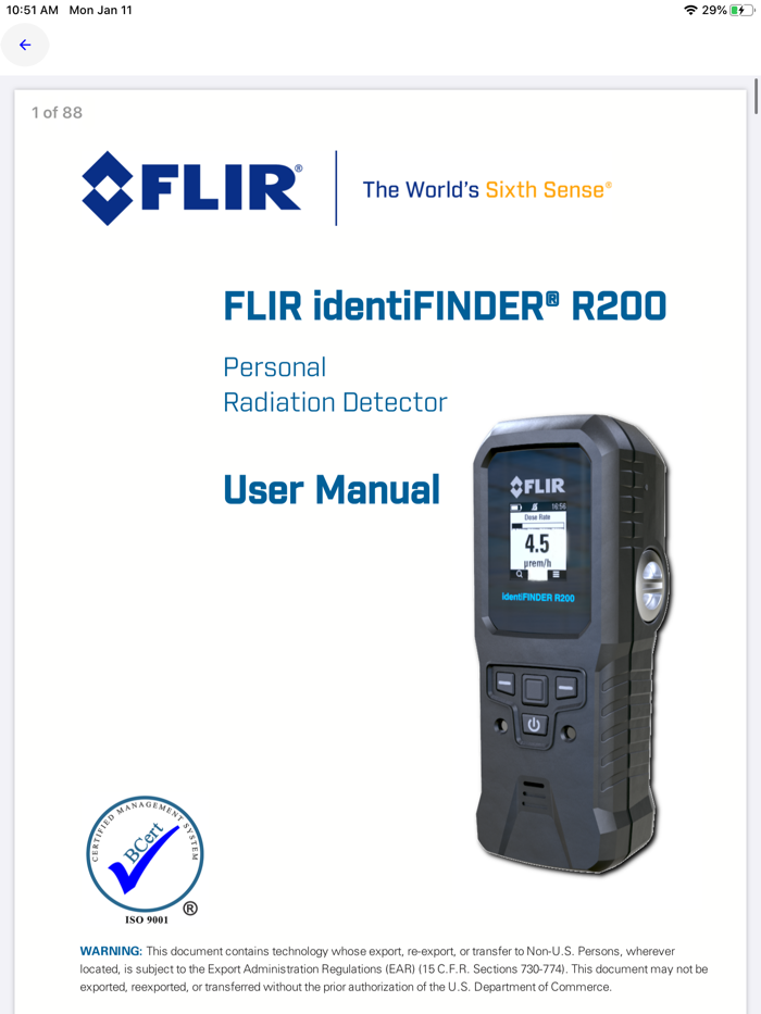 FLIR RAD Train
