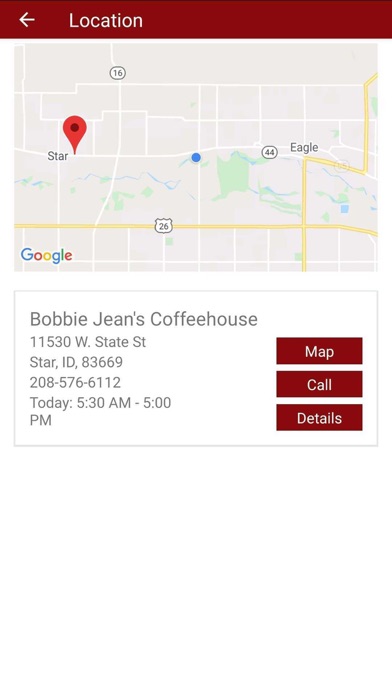 Bobbie Jean's Coffee Screenshot