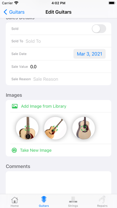My Guitars Screenshot