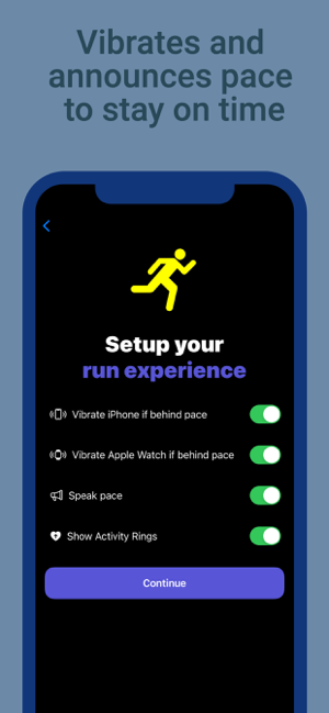 ‎PaceRunner: Run at your pace Screenshot