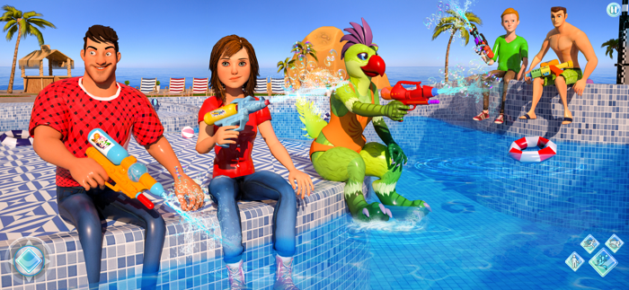 Paintball Shooting Water Game