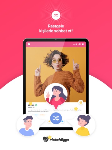 MatchEggs - Video Chatのおすすめ画像3
