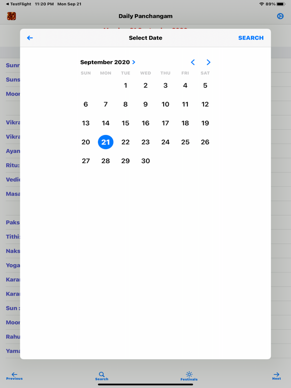 Screenshot #6 pour Daily Panchangam