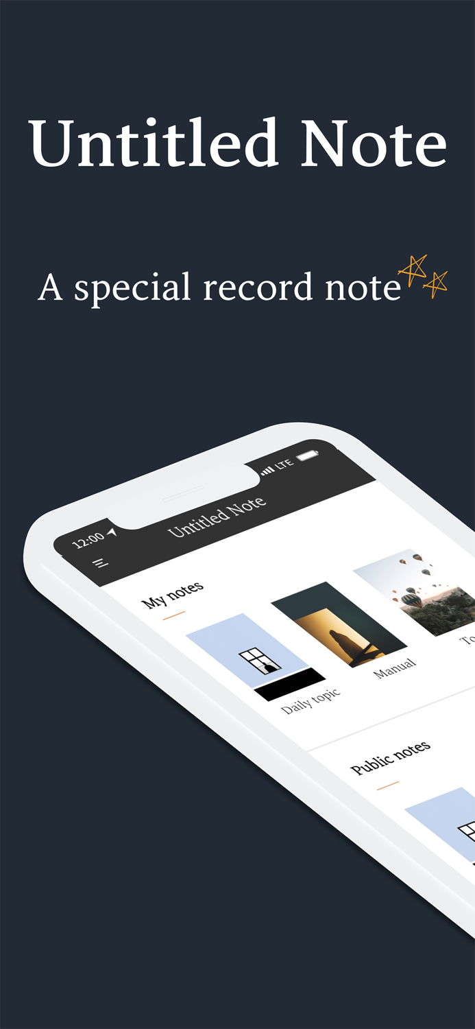 Untitled Note - memo writing