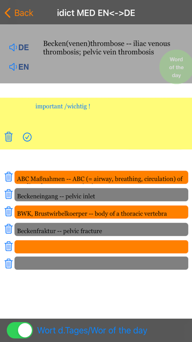 idict med dictionary Screenshot