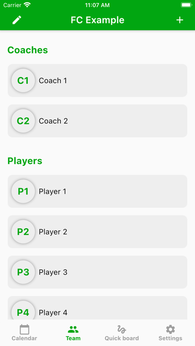 Football Team Assistant Screenshot
