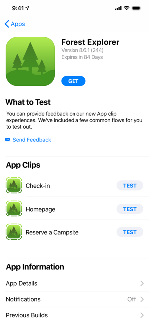 ‎TestFlight Screenshot