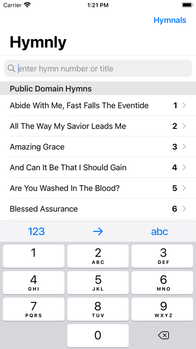 Hymnly Screenshot