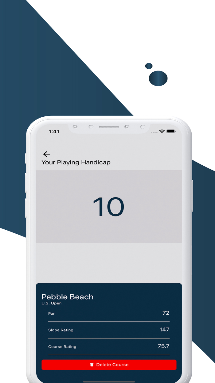 Easy Golf Handicap Calculator