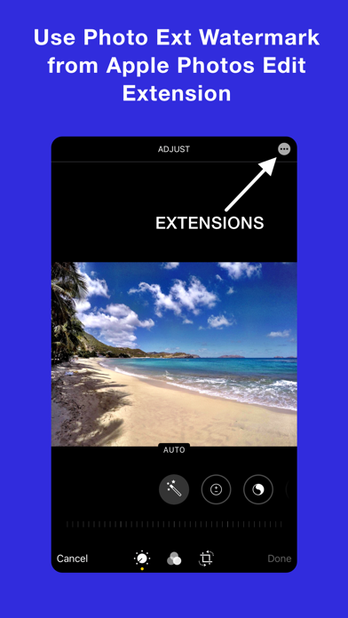 Photo Extension Watermark Screenshot
