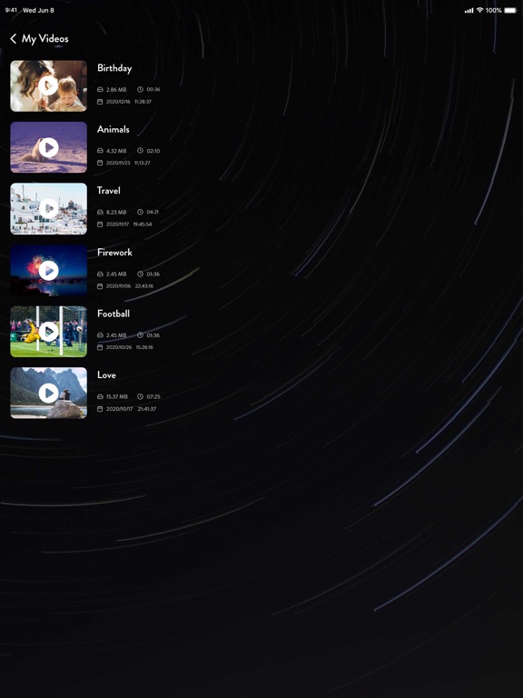 Photo Slideshow - Video Maker iPad screenshot 8 - Photo & Video app