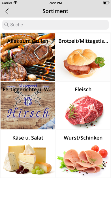 Metzgerei Hirsch Screenshot