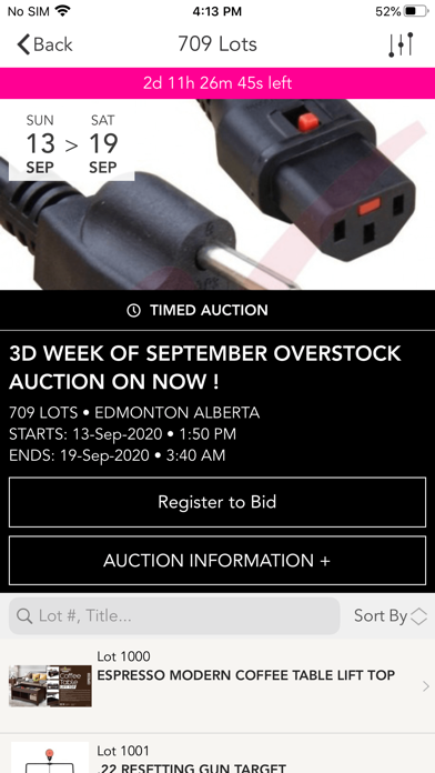 Screenshot #2 pour Mega Savers Auction